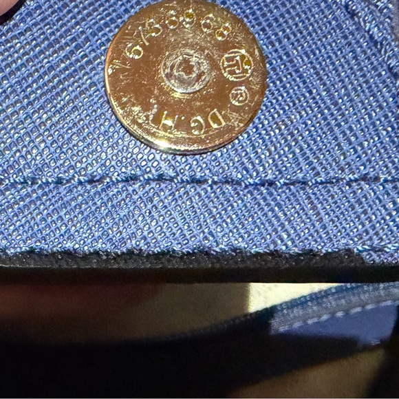 Michael Kors Blue Leather Satchel with Lock and Key 6736968 - Picture 11 of 12